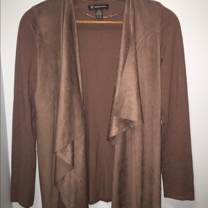 INC cardigan with matching belt